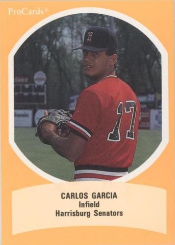 1990 ProCards Eastern League All-Star Game - Carlos Garcia #EL-25