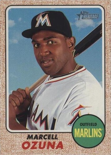 2017 Topps Heritage - Marcell Ozuna #455