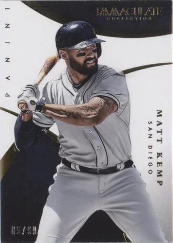 2015 Panini Immaculate Collection - Matt Kemp #32