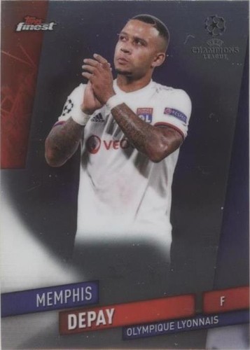Memphis Depay 447 Lyon Signed Panini Adrenalyn Foot France