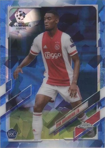 2020-21 Topps Chrome UCL Sapphire Edition Ryan Gravenberch #98