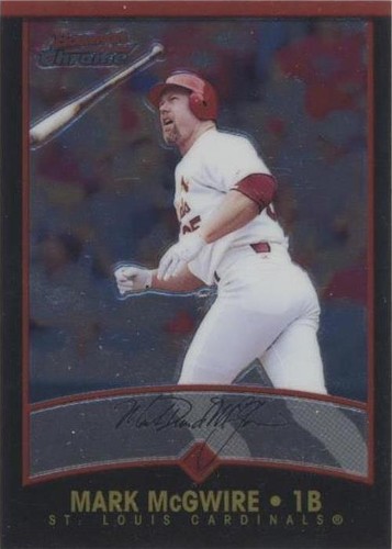 2001 Bowman Chrome - Mark McGwire #110