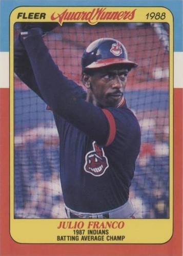 1988 Fleer Award Winners - Julio Franco #13