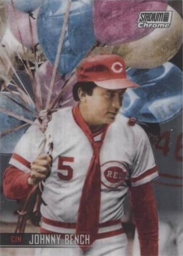2021 Topps Stadium Club Chrome - Johnny Bench #197