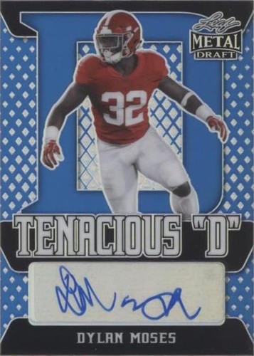 2021 Leaf Metal Draft Dylan Moses #TD-DM1