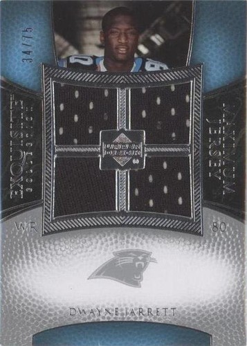 2007 Upper Deck Exquisite Collection Dwayne Jarrett #XXL-DJ2