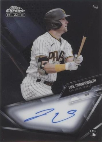 2021 Topps Chrome Black - Jake Cronenworth #CBA-JCR