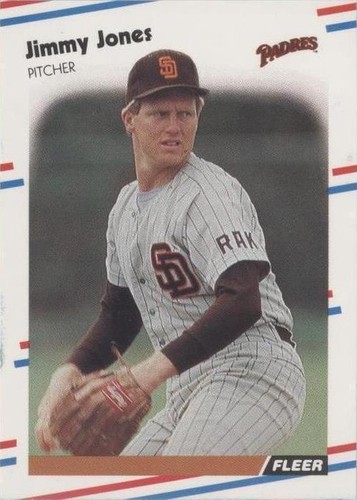 【お父】 1988 Fleer Jimmy Jones San Diego Padres #588 | eBay