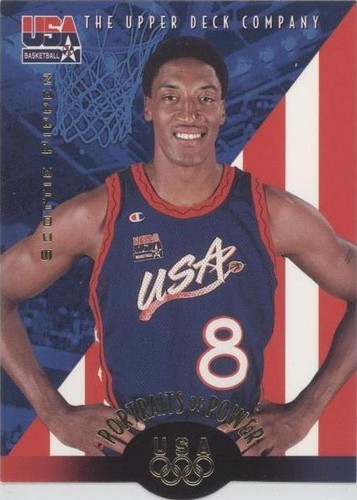1996 Upper Deck USA Basketball Deluxe Gold Edition - Scottie Pippen #55