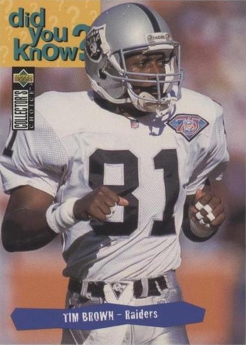 1995 Upper Deck Collector's Choice Tim Brown #42