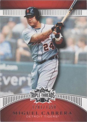 2010 Topps Triple Threads - Miguel Cabrera #22
