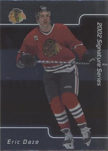 2001-02 In the Game Be A Player Signature Series - Eric Daze #068