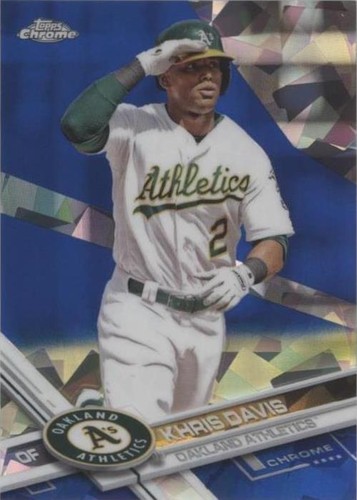 2017 Topps Chrome Sapphire Edition - Khris Davis #601