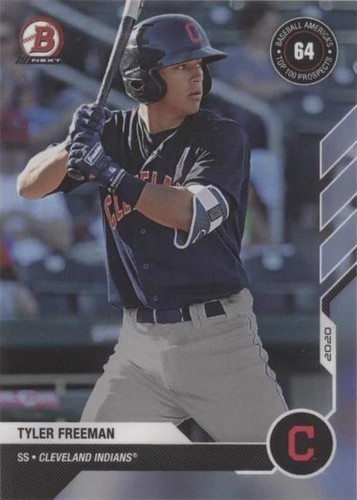 2020-21 Bowman Next Topps Now Baseball America Top 100 Prospects - Tyler Freeman #BA-14