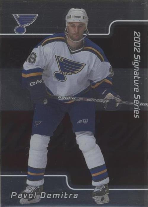 2001-02 In the Game Be A Player Signature Series - Pavol Demitra #169