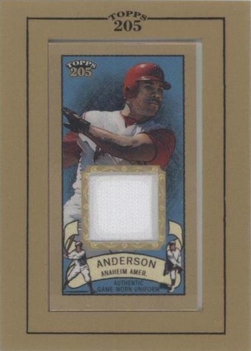 2003 Topps 205 - Garret Anderson #TR-GA
