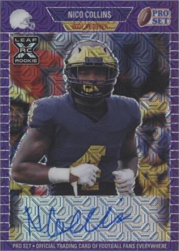 2021 Leaf Pro Set Metal Nico Collins #PA-NC1