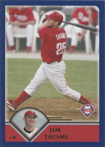 2003 Topps Traded & Rookies - Jim Thome #T107