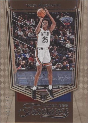 Trey Murphy III 2021-22 Chronicles Gold Standard Rookie Jsy Auto
