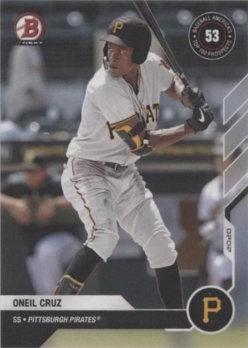 2020-21 Bowman Next Topps Now Baseball America Top 100 Prospects - Oneil Cruz #BA-77