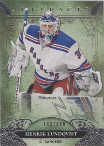 2020-21 Upper Deck Artifacts - Henrik Lundqvist #141