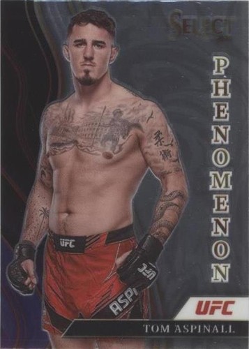 2022 PANINI SELECT UFC SIGNATURES GOLD Parallel Tom Aspinall