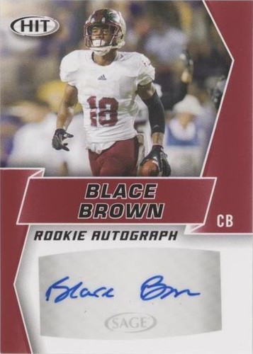 2019 Sage Hit Premier Draft Blace Brown #A41