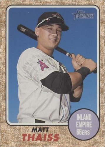 2017 Topps Heritage Minor League Edition - Matt Thaiss #156