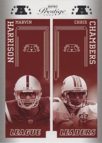 2006 Playoff Prestige Chris Chambers Marvin Harrison #LL-18