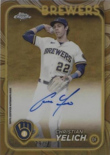 2024 Topps Gilded Collection - Christian Yelich #CGA-CY