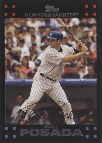 2007 Topps New York Yankees Limited Edition Gift Set - Jorge Posada #NYY14