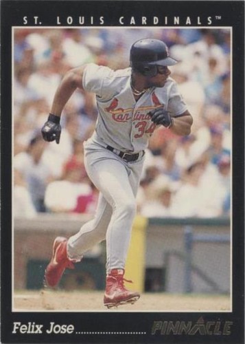1993 Pinnacle - Felix Jose #36