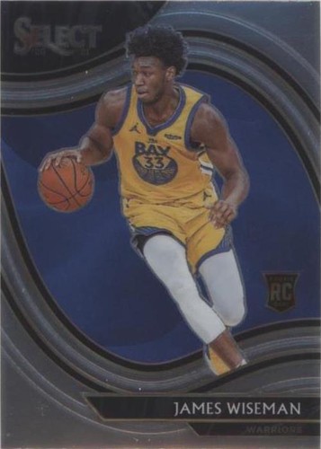 James Wiseman 2020-21 Panini Prizm Courtside Red Wave Rookie