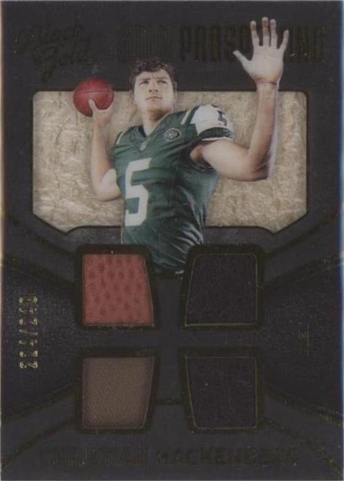 2016 Panini Black Gold Christian Hackenberg #GQ19