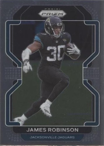 2021 Panini Prizm James Robinson Blue Wave Prizm #ed 189/199
