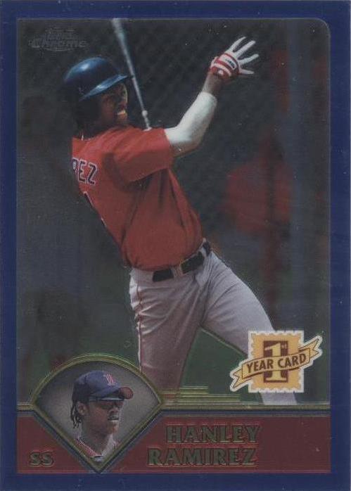 2003 年 Topps Chrome 交易和新秀 - Hanley Ramirez #T181