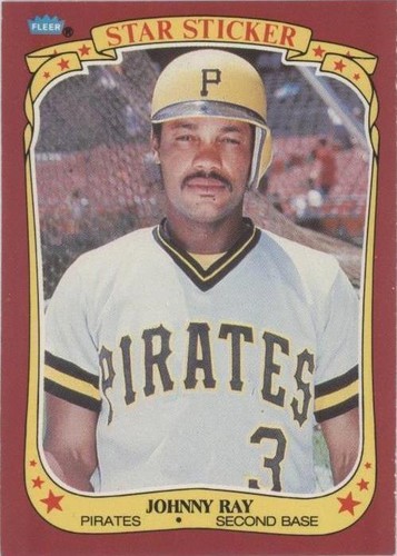 1986 Fleer Star Stickers - Johnny Ray #93