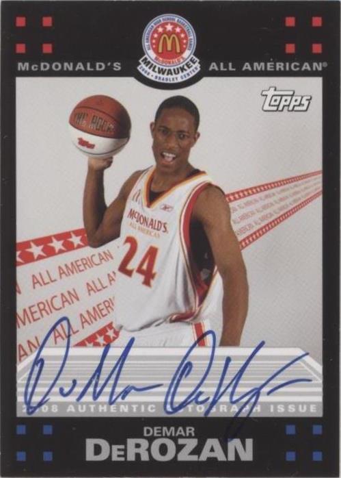 Juego All-American Topps McDonald's 2008 - DeMar DeRozan #DD