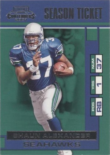 2001 Playoff Contenders Shaun Alexander #84