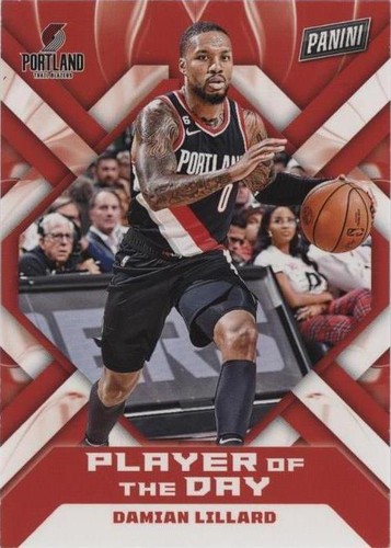 2022-23 Panini Player of the Day - Damian Lillard #9
