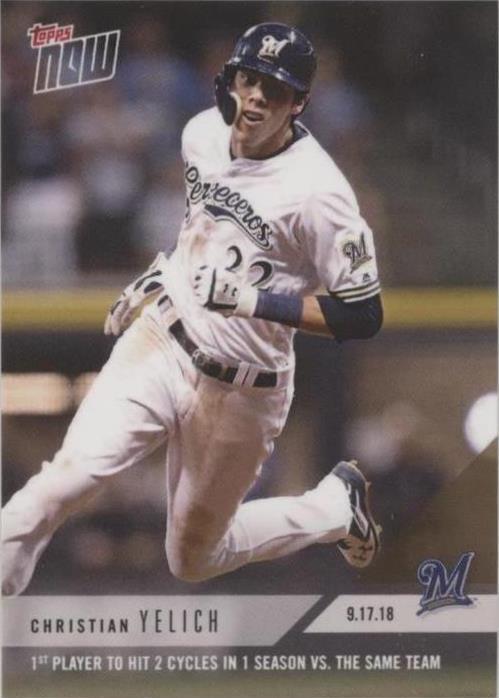 2018 Topps Now - Christian Yelich #739