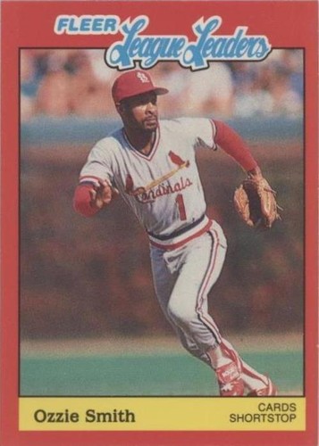1989 Fleer Baseball's League Leaders - Ozzie Smith #35
