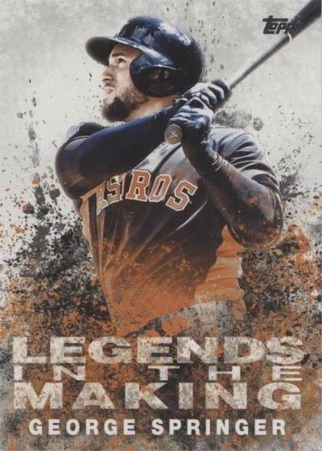 2014 Topps Supreme Book /10 George Springer RPA Rookie Jumbo
