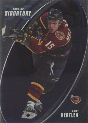 2002-03 In the Game Be A Player Signature Series - Dany Heatley #001