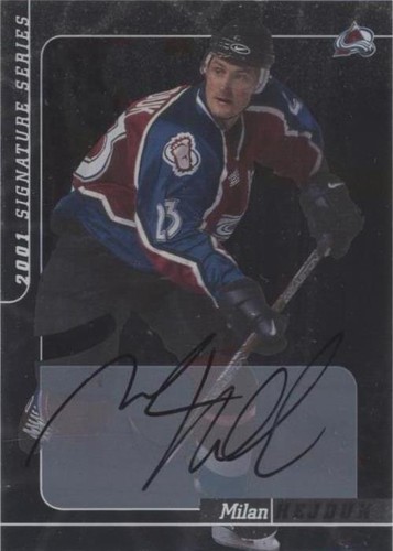 2000-01 In the Game Be A Player Signature Series - Milan Hejduk #102