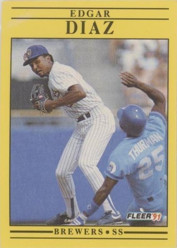 1991 Fleer - Edgar Diaz #581