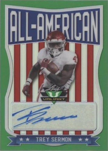 2021 Leaf Valiant Trey Sermon #AA-TS1