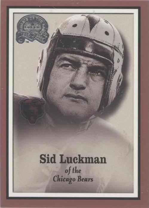 2000 Fleer Greats of the Game Sid Luckman #84