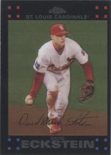 2007 Topps Chrome - David Eckstein #212