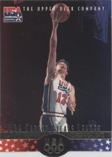 1996 Upper Deck USA Basketball Deluxe Gold Edition - John Stockton #39